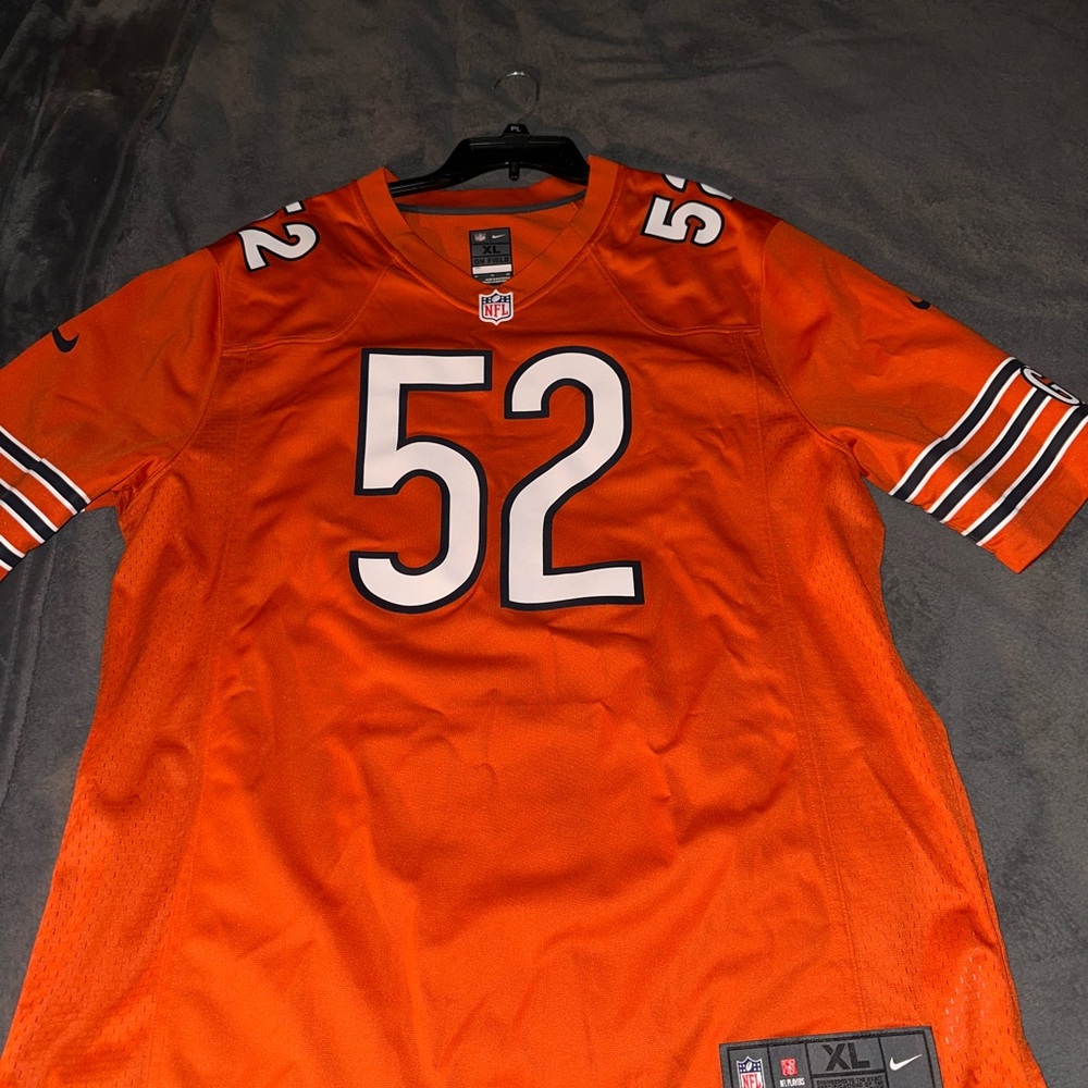 NFL nike chicago bears khalil mack Orange Jersey 52 size xl